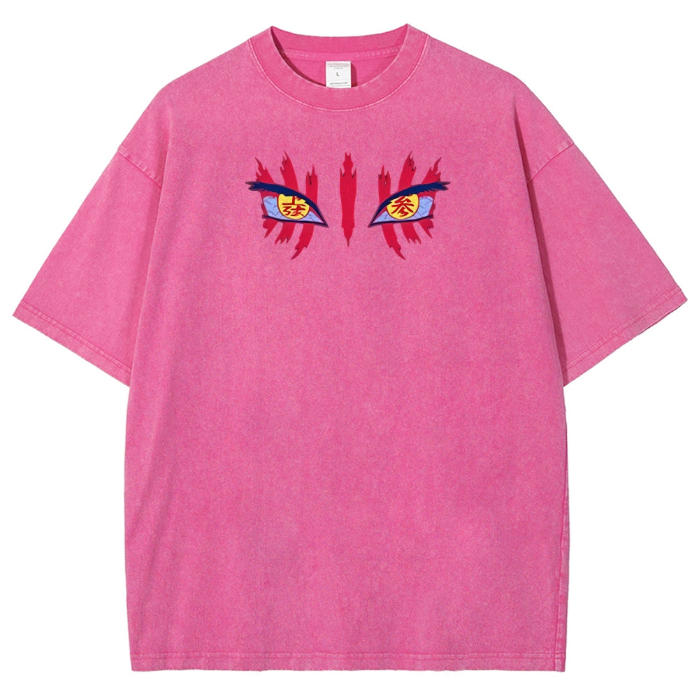 Unisex Fit Washed T-Shirt Demon Slayer
