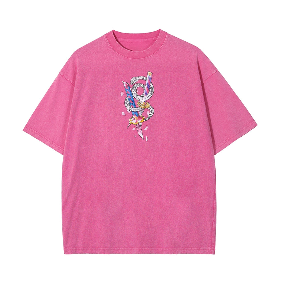 Vintage Oversized T-Shirt Demon Slayer