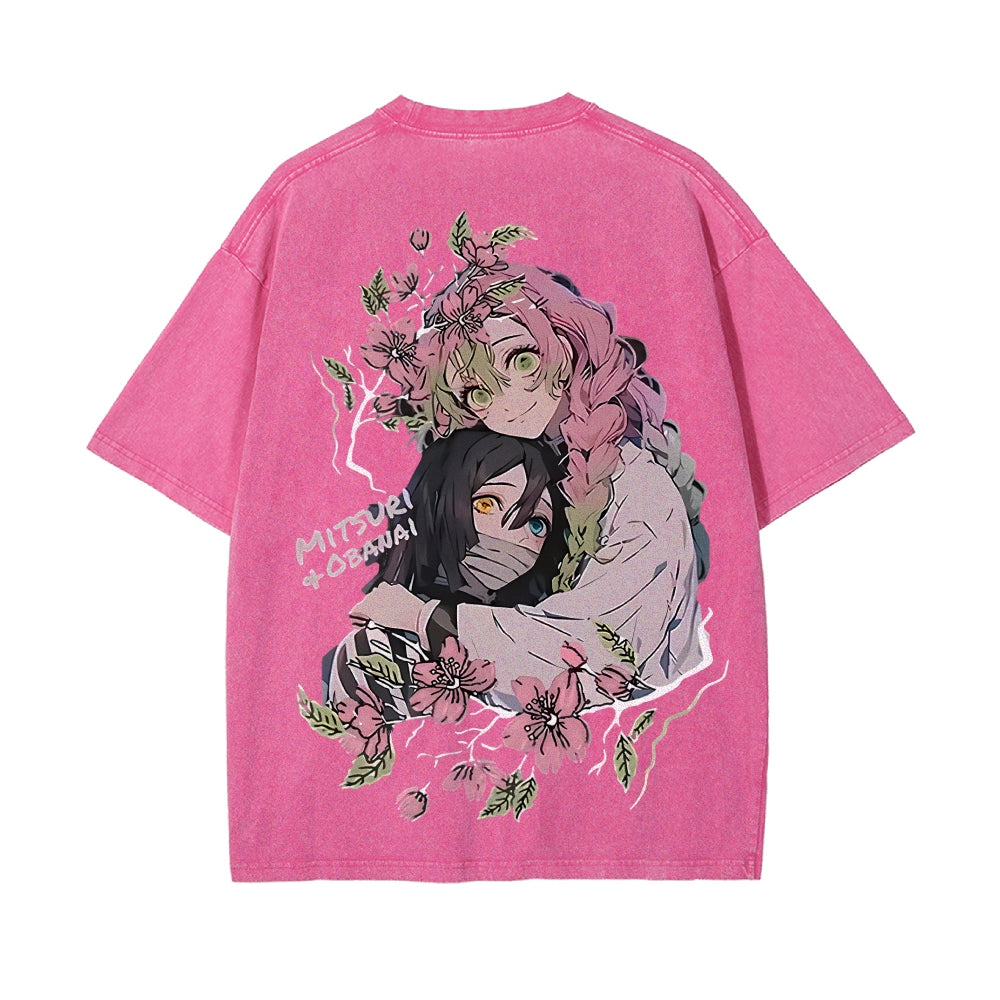 Vintage Oversized T-Shirt Demon Slayer