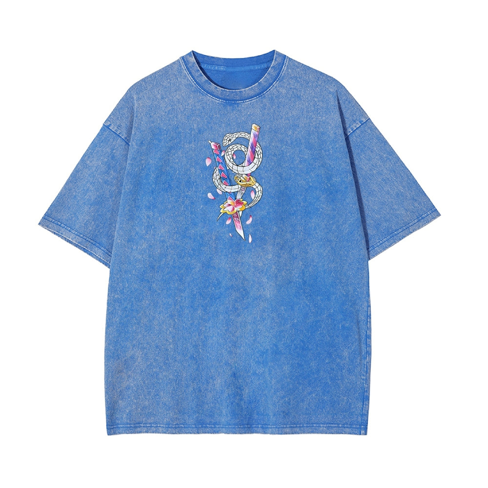 Vintage Oversized T-Shirt Demon Slayer