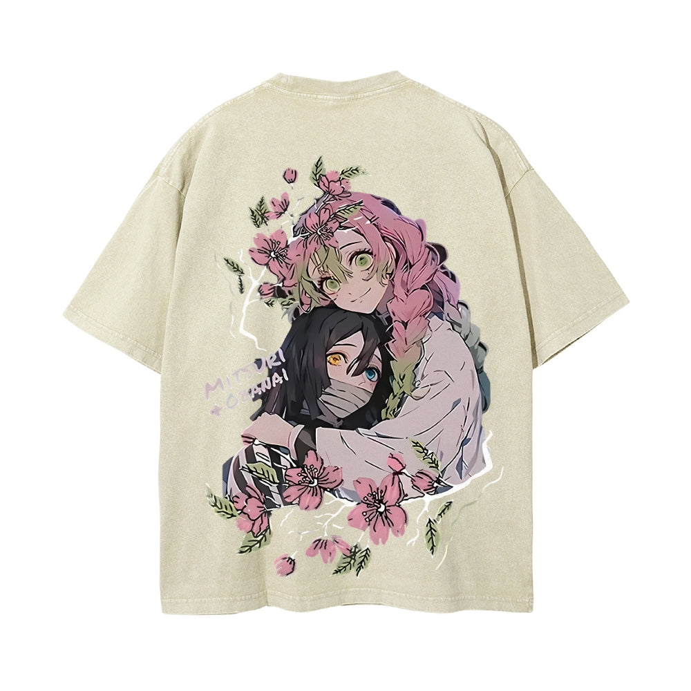 Vintage Oversized T-Shirt Demon Slayer