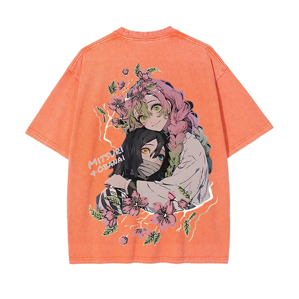 Vintage Oversized T-Shirt Demon Slayer