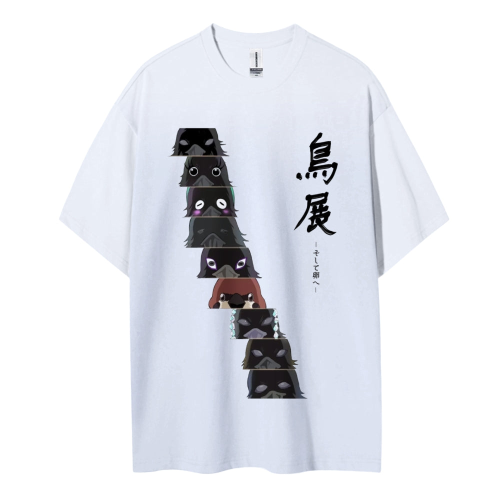 Demon Slayer Cotton Unisex Crew Neck Anime T-Shirt