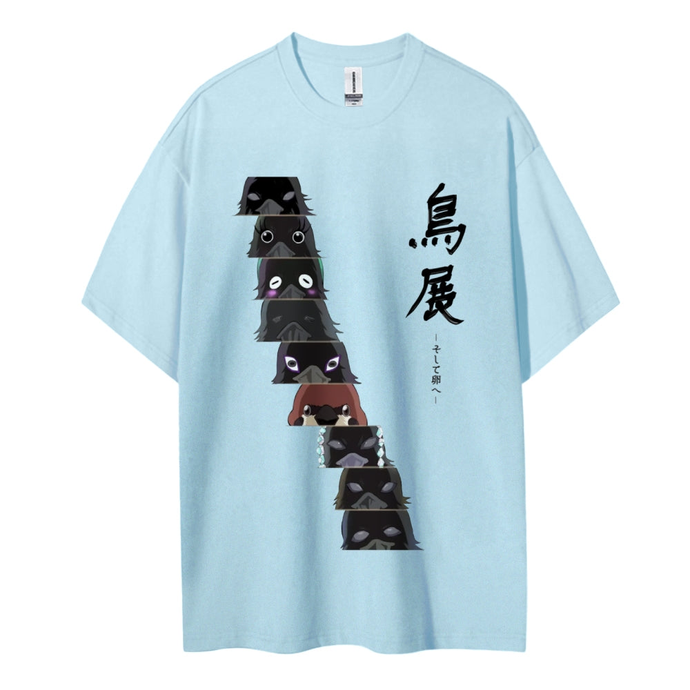Demon Slayer Cotton Unisex Crew Neck Anime T-Shirt