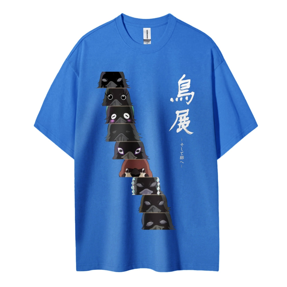 Demon Slayer Cotton Unisex Crew Neck Anime T-Shirt