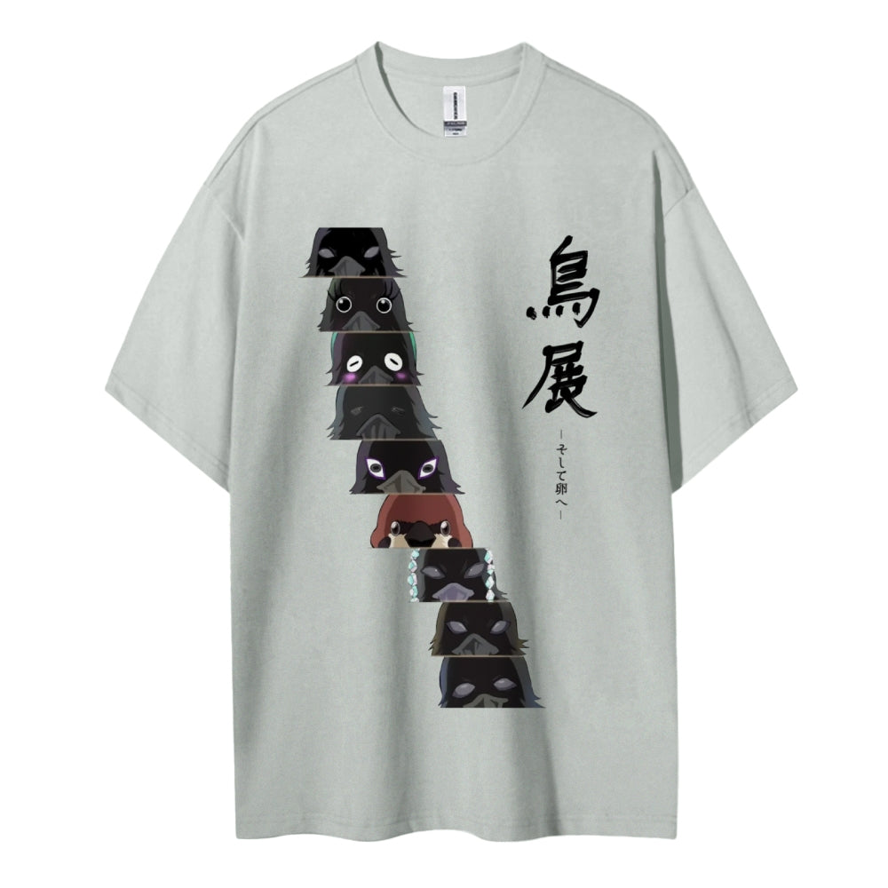 Demon Slayer Cotton Unisex Crew Neck Anime T-Shirt