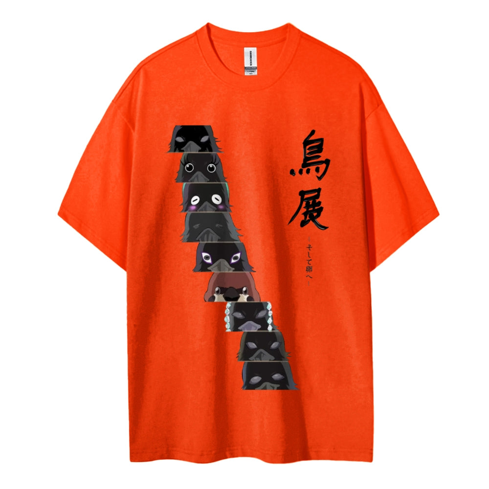 Demon Slayer Cotton Unisex Crew Neck Anime T-Shirt