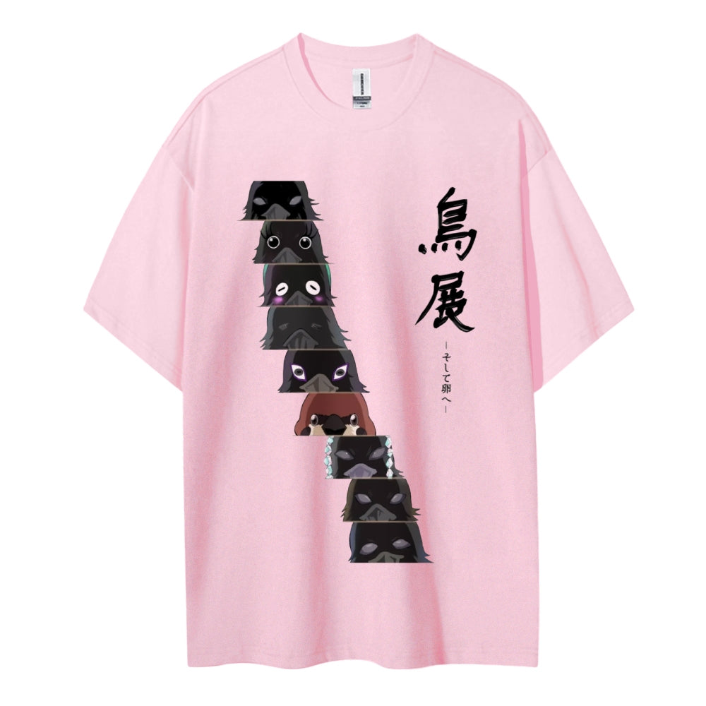 Demon Slayer Cotton Unisex Crew Neck Anime T-Shirt