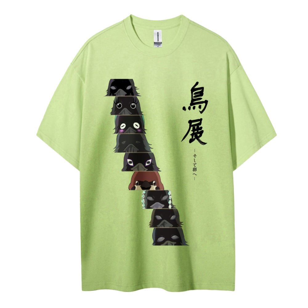 Demon Slayer Cotton Unisex Crew Neck Anime T-Shirt