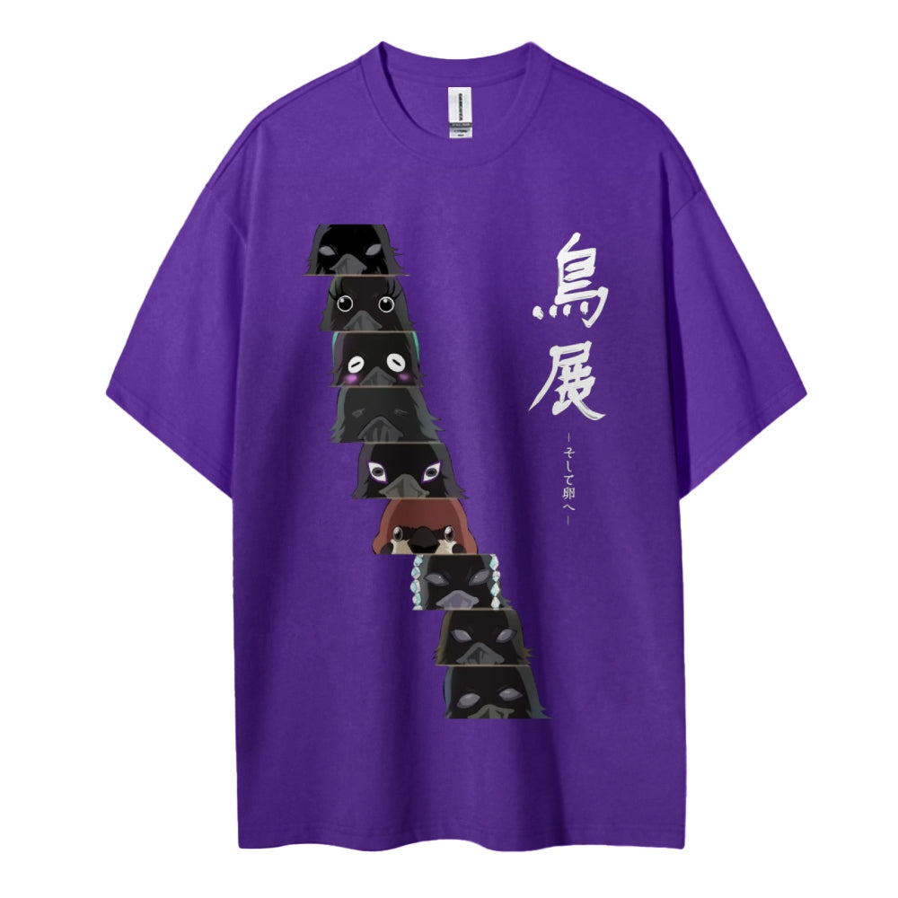 Demon Slayer Cotton Unisex Crew Neck Anime T-Shirt
