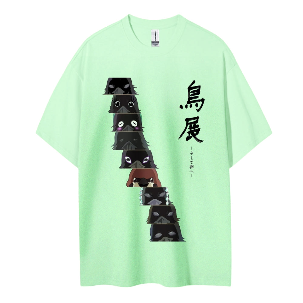 Demon Slayer Cotton Unisex Crew Neck Anime T-Shirt