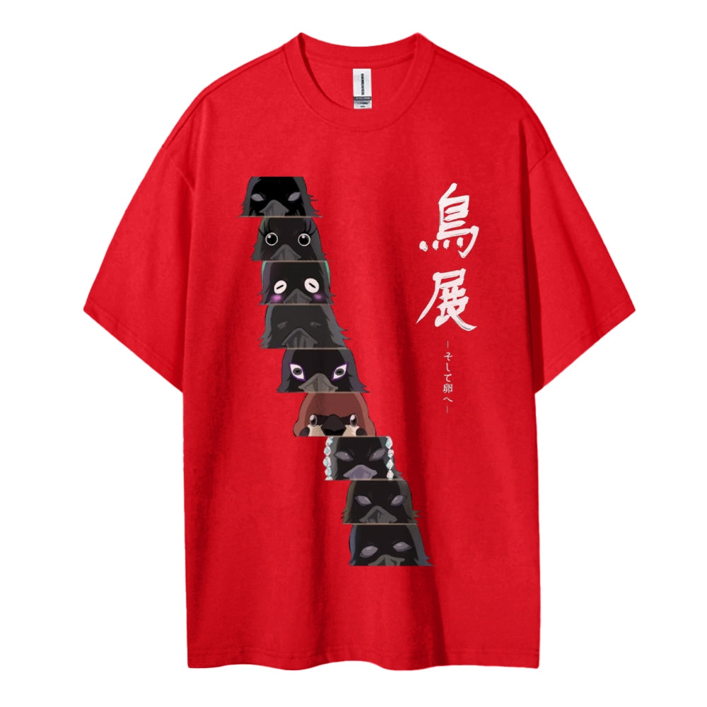 Demon Slayer Cotton Unisex Crew Neck Anime T-Shirt