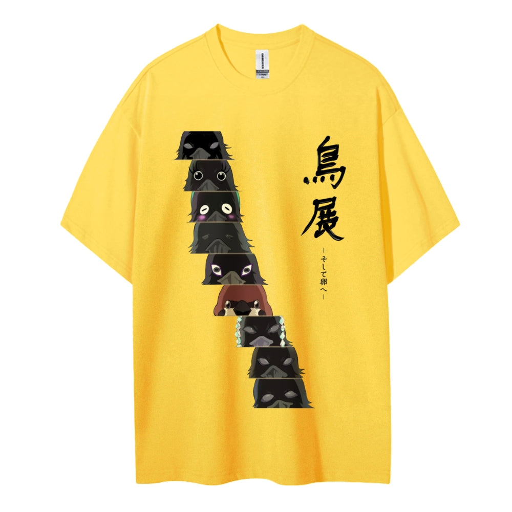 Demon Slayer Cotton Unisex Crew Neck Anime T-Shirt