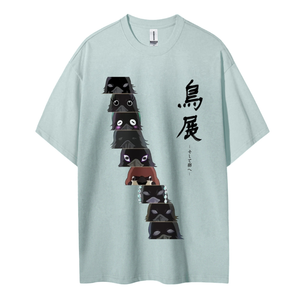 Demon Slayer Cotton Unisex Crew Neck Anime T-Shirt