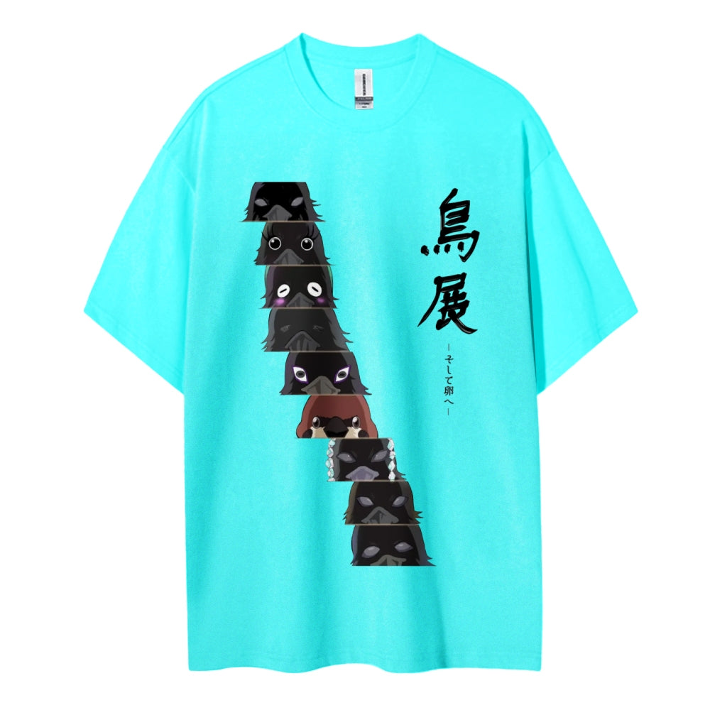 Demon Slayer Cotton Unisex Crew Neck Anime T-Shirt