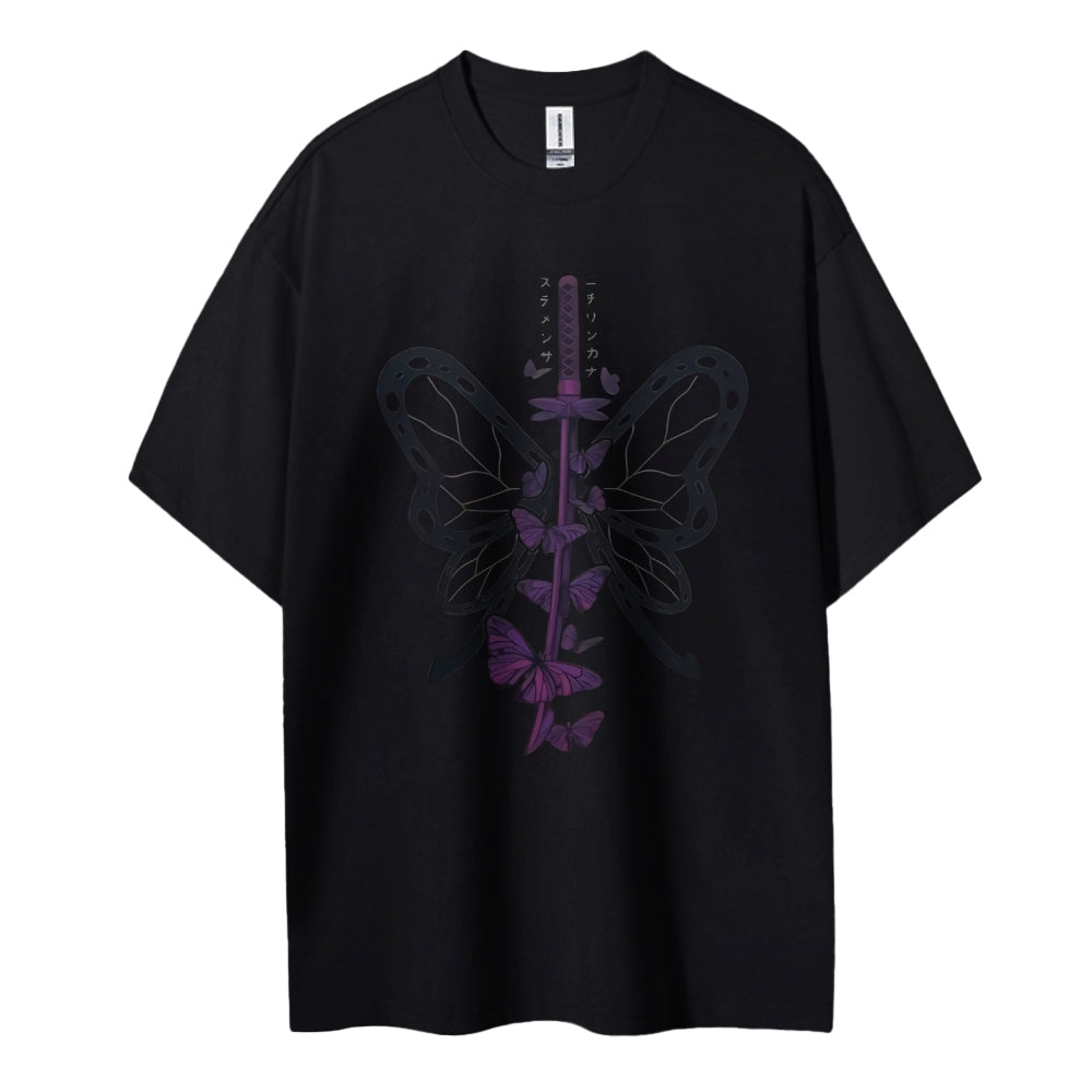 Demon Slayer Cotton Unisex Crew Neck Anime T-Shirt