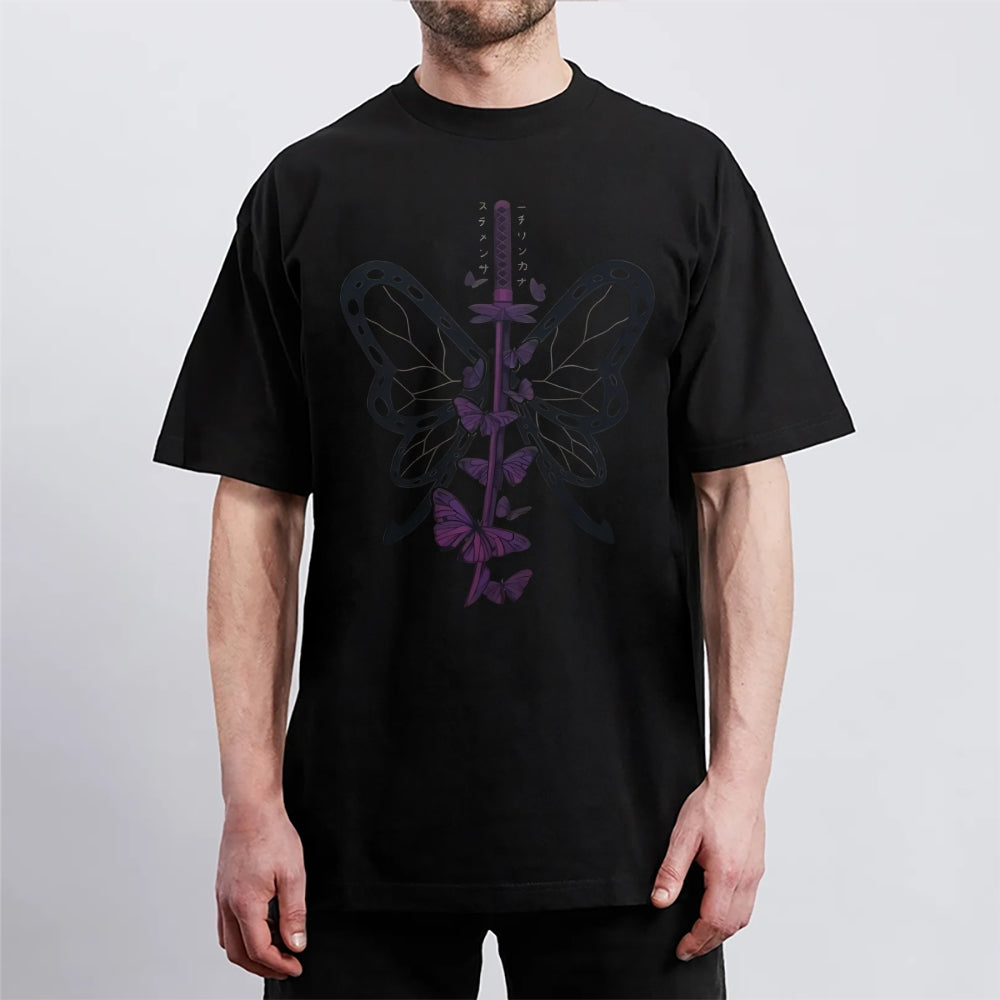 Demon Slayer Cotton Unisex Crew Neck Anime T-Shirt