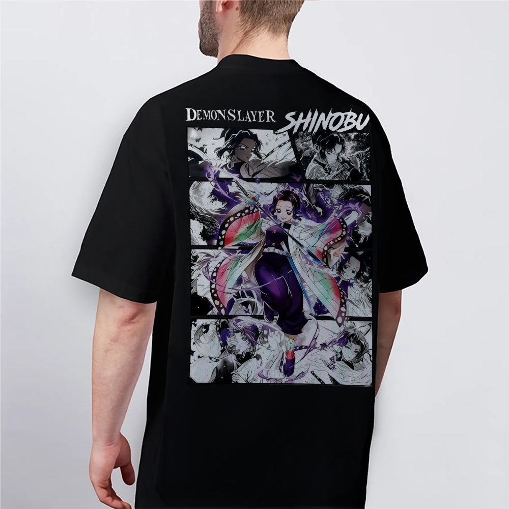 Demon Slayer Cotton Unisex Crew Neck Anime T-Shirt