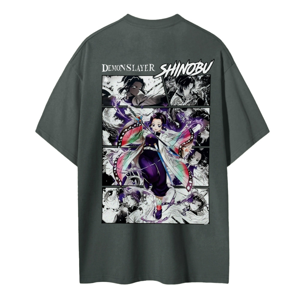 Demon Slayer Cotton Unisex Crew Neck Anime T-Shirt