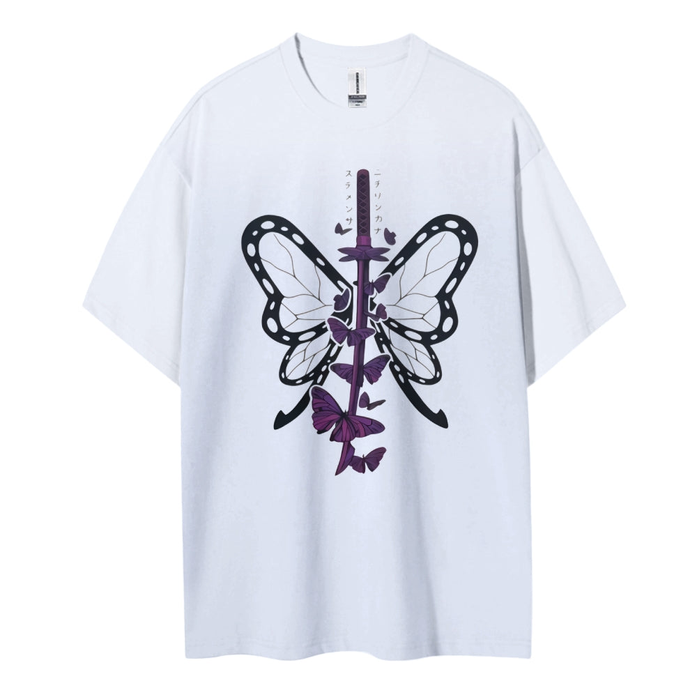 Demon Slayer Cotton Unisex Crew Neck Anime T-Shirt