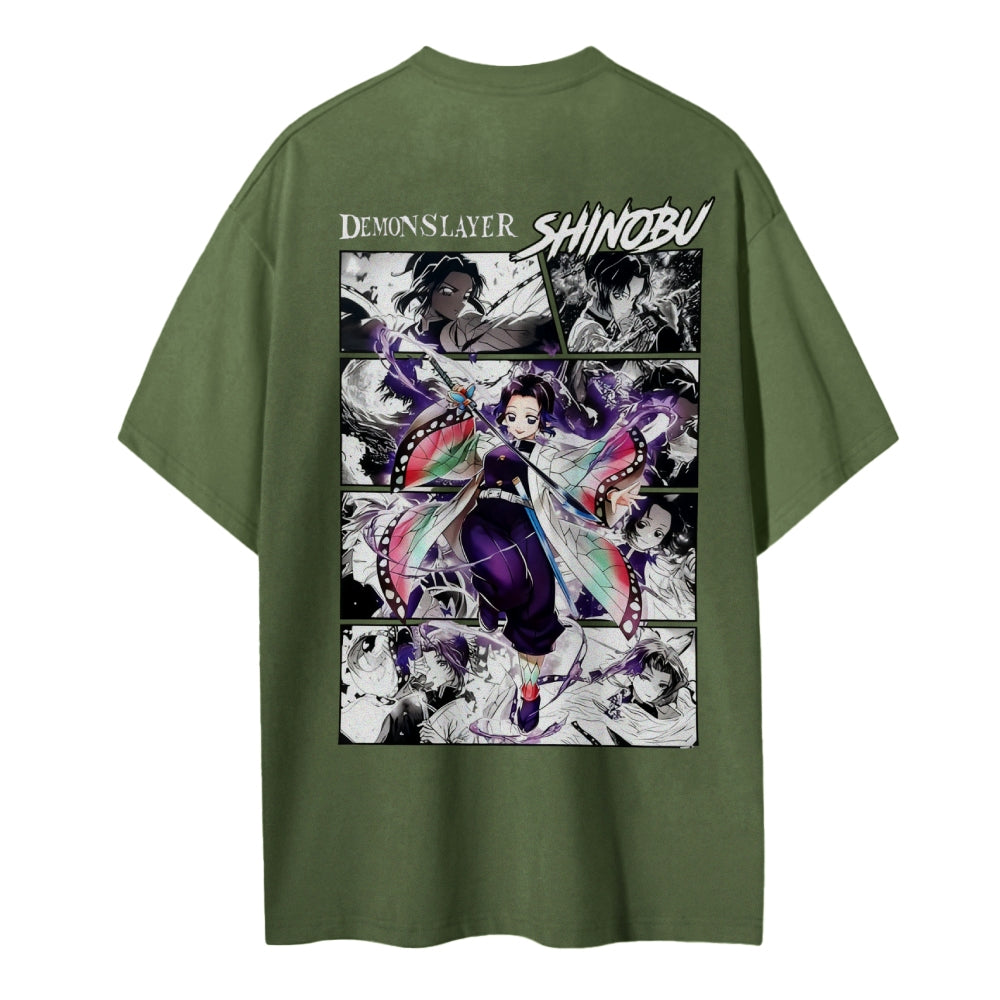Demon Slayer Cotton Unisex Crew Neck Anime T-Shirt