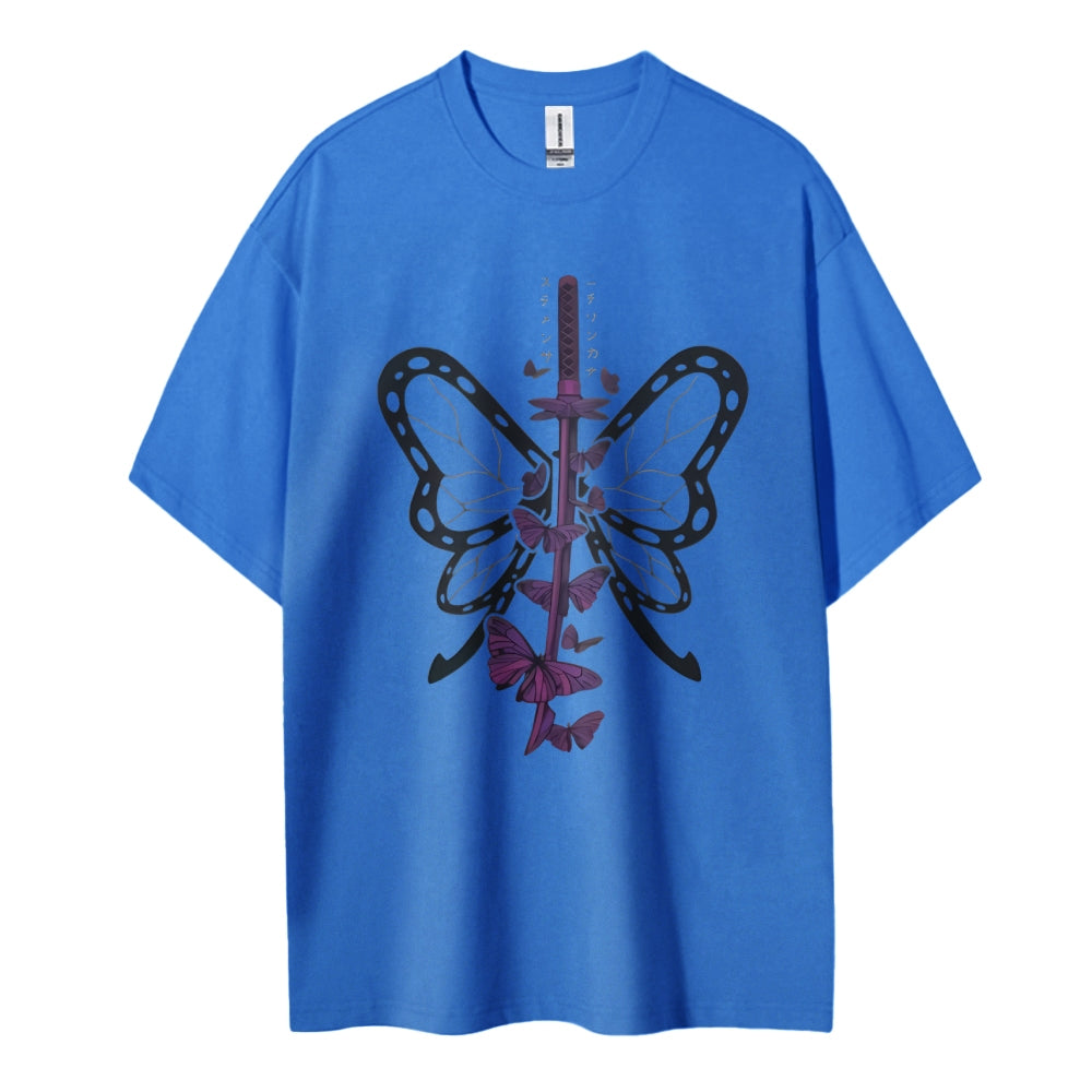 Demon Slayer Cotton Unisex Crew Neck Anime T-Shirt