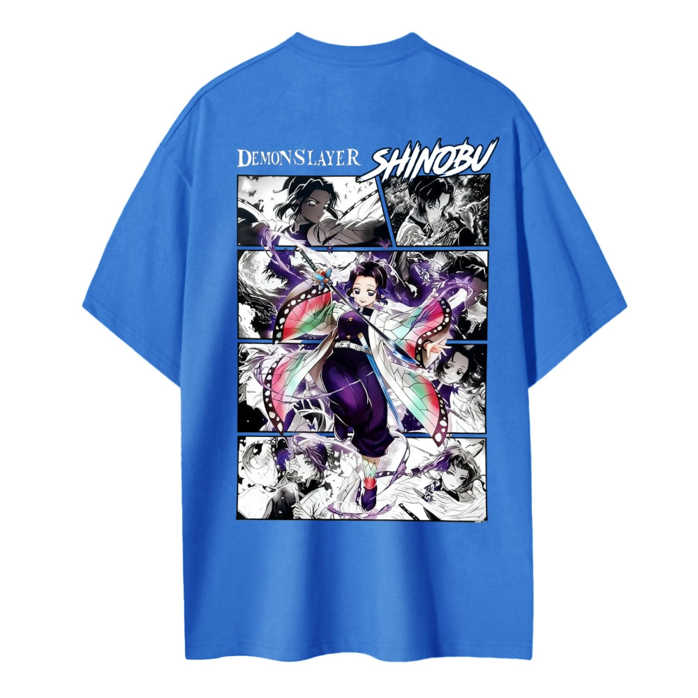 Demon Slayer Cotton Unisex Crew Neck Anime T-Shirt