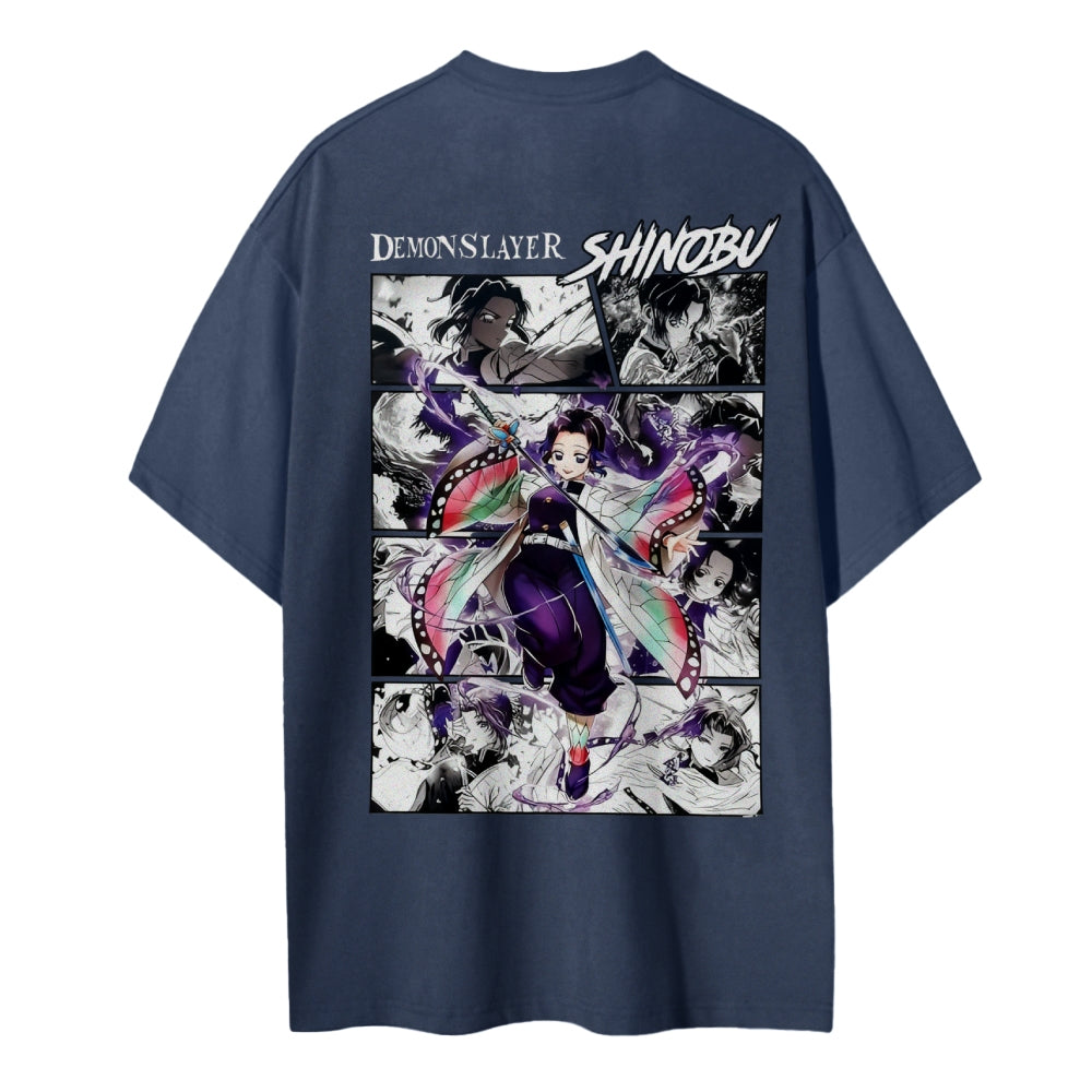Demon Slayer Cotton Unisex Crew Neck Anime T-Shirt