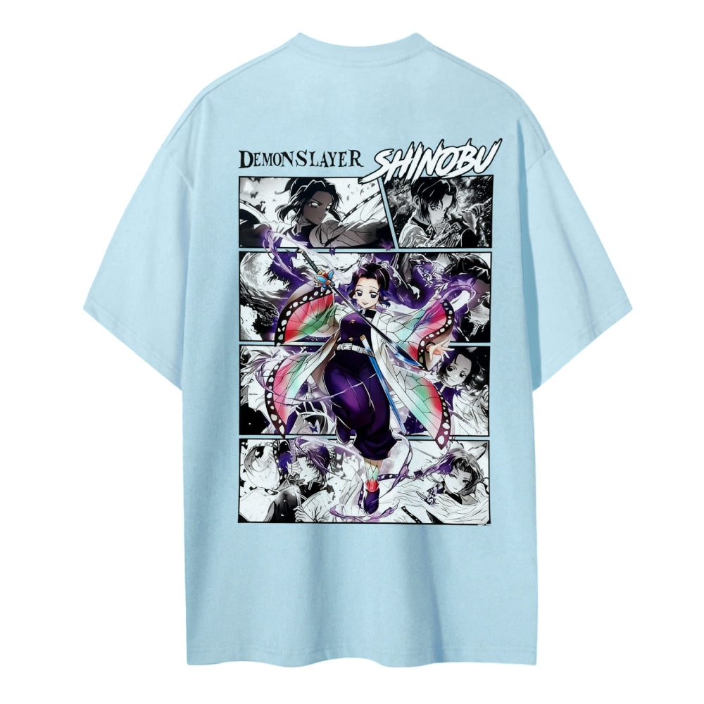 Demon Slayer Cotton Unisex Crew Neck Anime T-Shirt