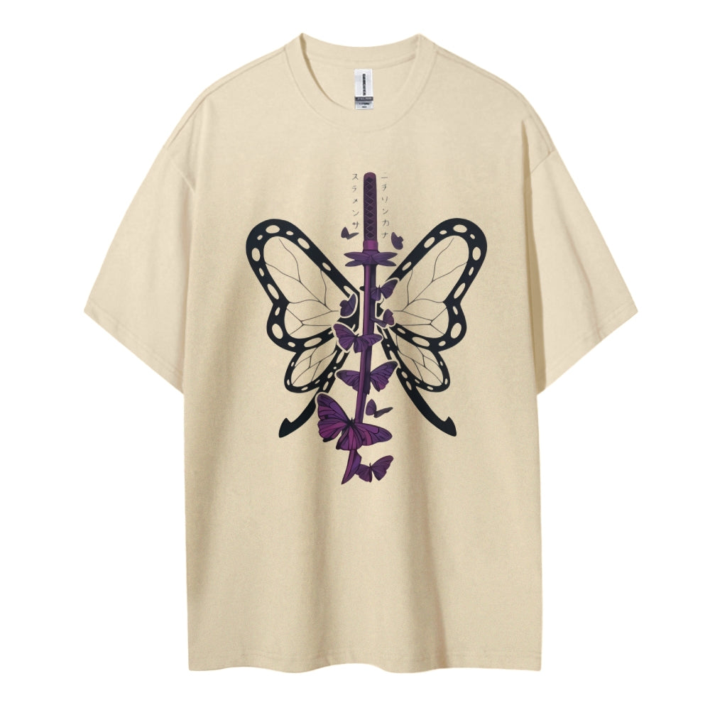 Demon Slayer Cotton Unisex Crew Neck Anime T-Shirt