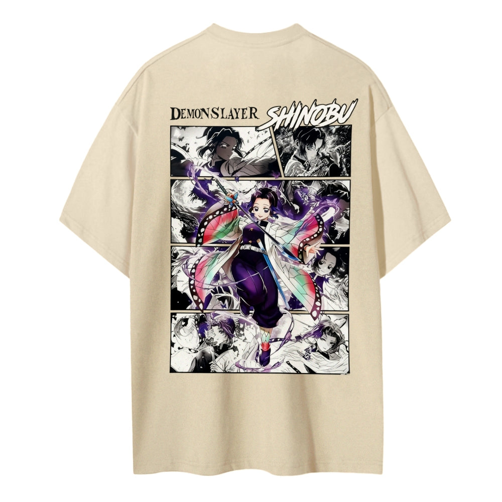 Demon Slayer Cotton Unisex Crew Neck Anime T-Shirt