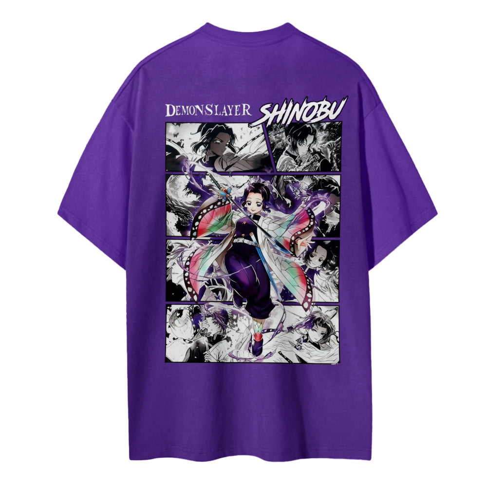 Demon Slayer Cotton Unisex Crew Neck Anime T-Shirt