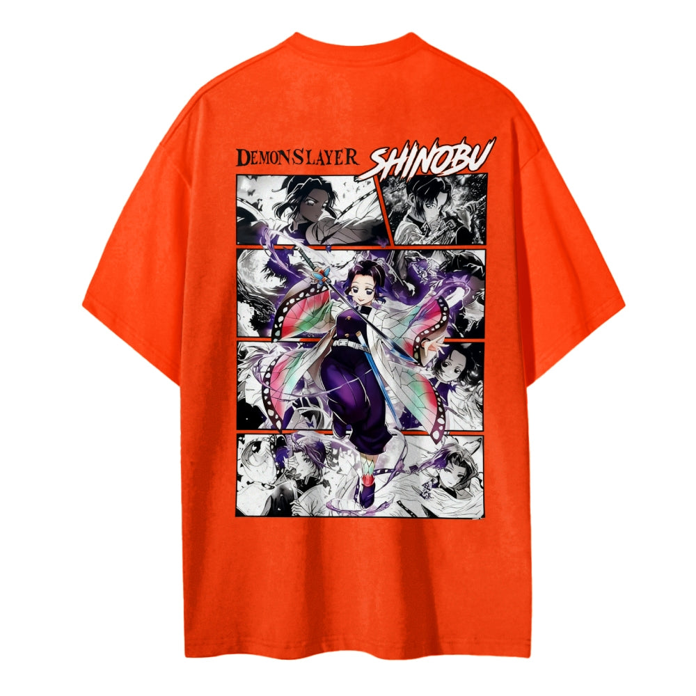 Demon Slayer Cotton Unisex Crew Neck Anime T-Shirt