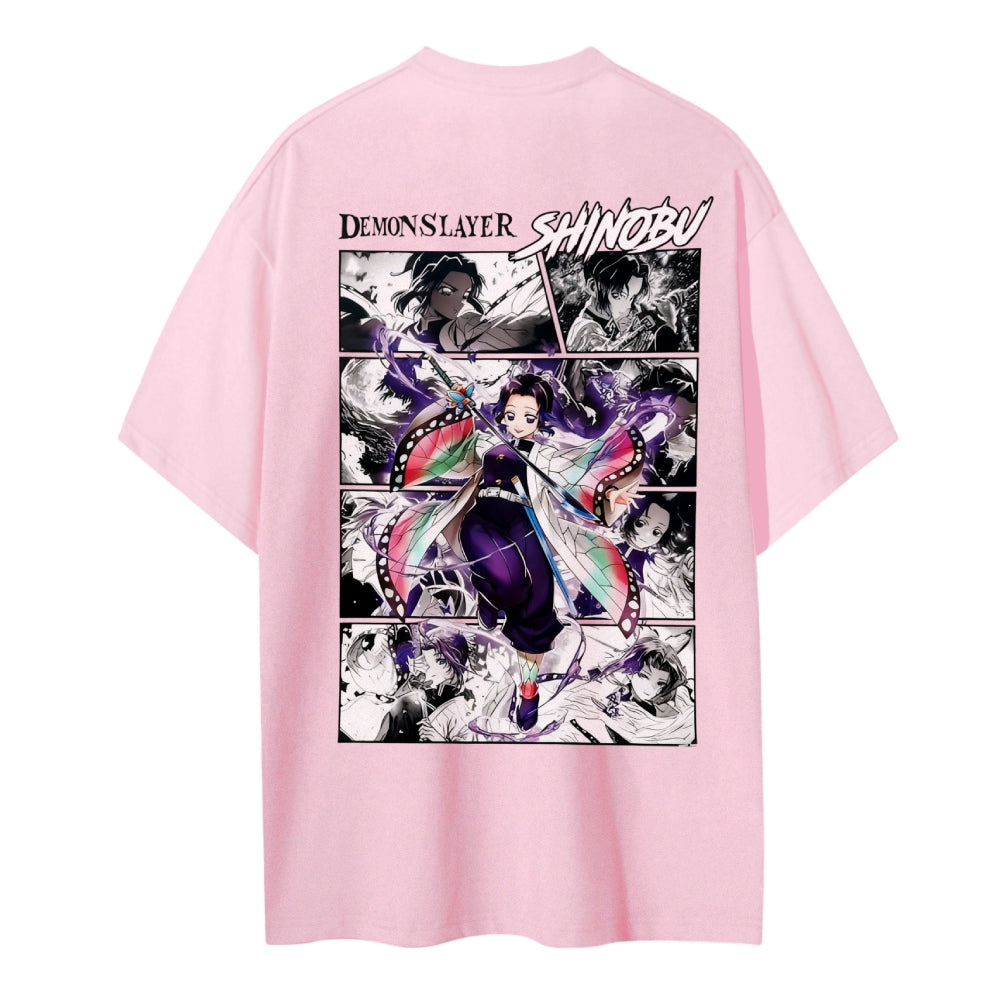 Demon Slayer Cotton Unisex Crew Neck Anime T-Shirt