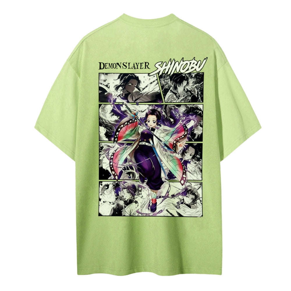 Demon Slayer Cotton Unisex Crew Neck Anime T-Shirt