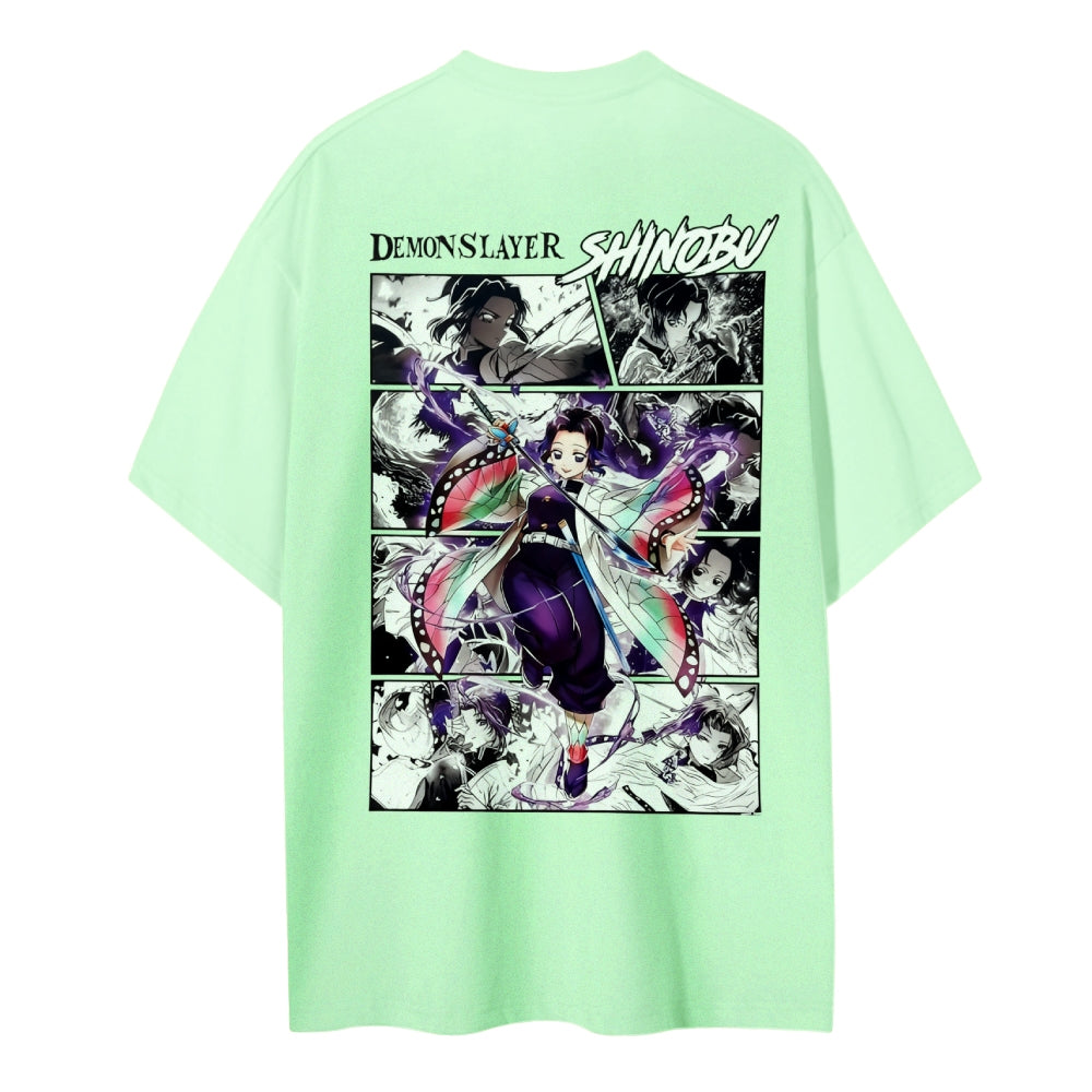 Demon Slayer Cotton Unisex Crew Neck Anime T-Shirt