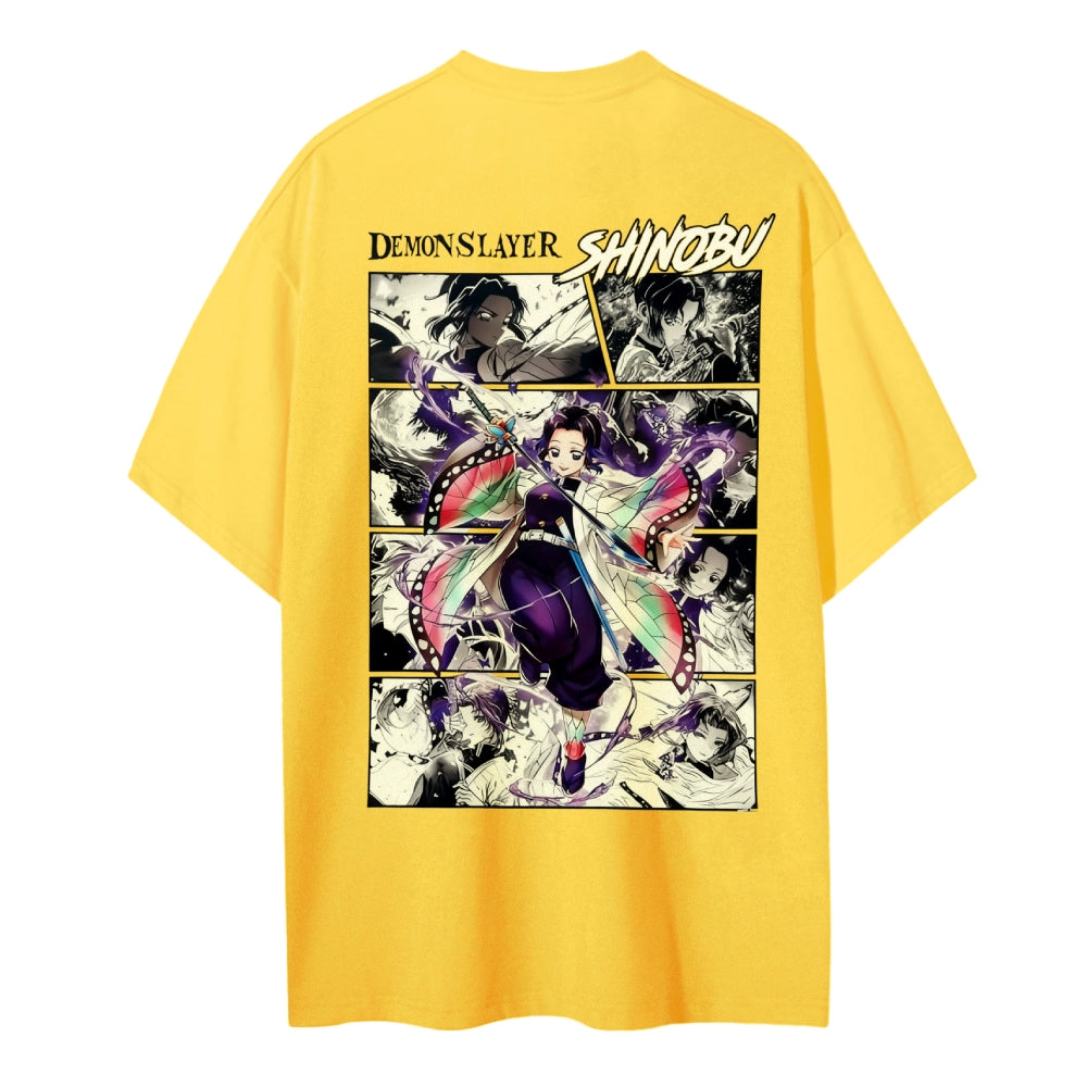 Demon Slayer Cotton Unisex Crew Neck Anime T-Shirt
