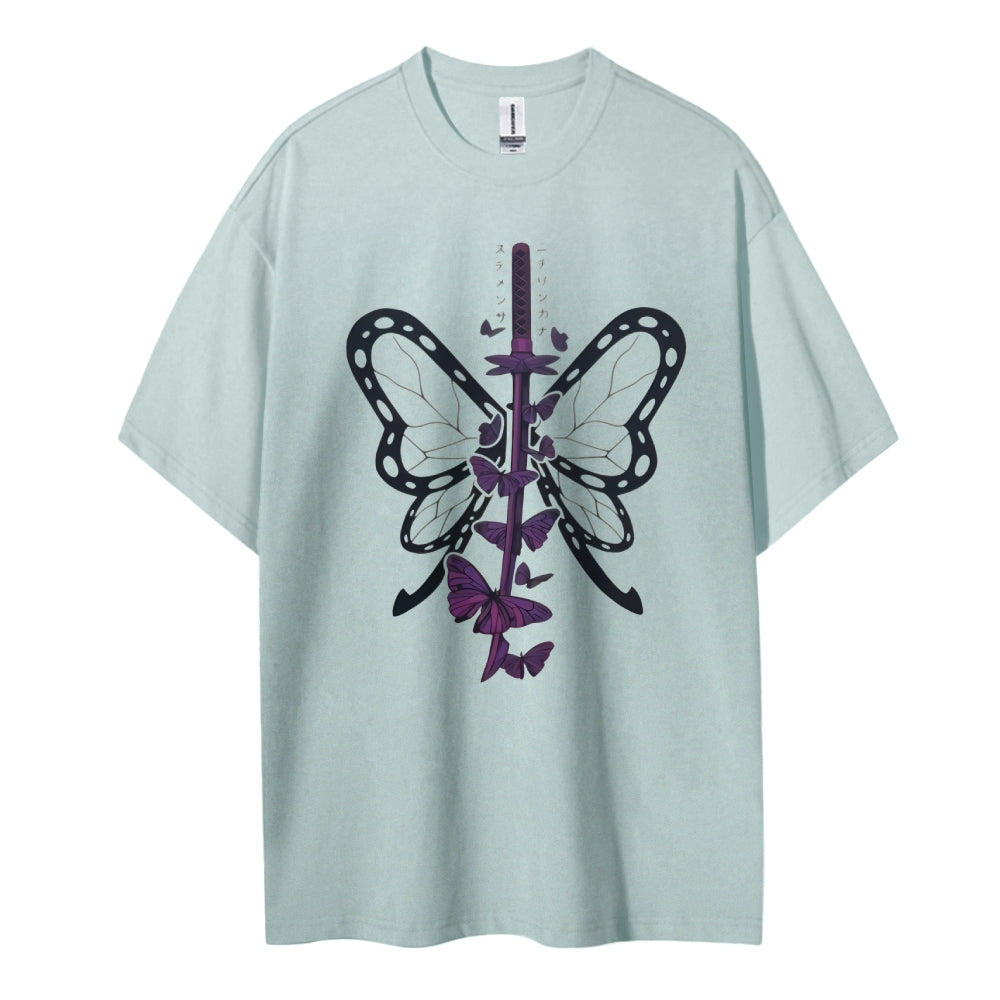 Demon Slayer Cotton Unisex Crew Neck Anime T-Shirt