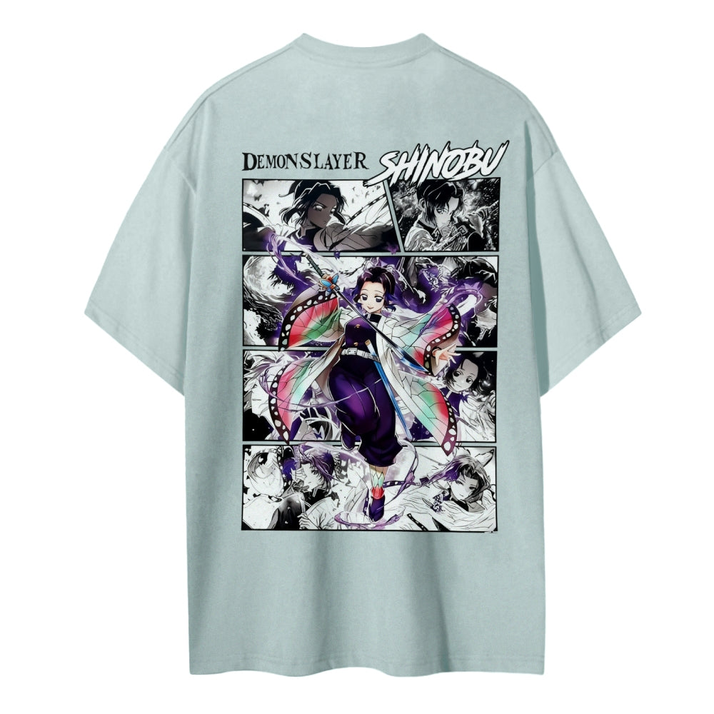 Demon Slayer Cotton Unisex Crew Neck Anime T-Shirt