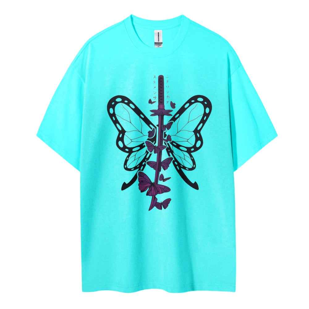 Demon Slayer Cotton Unisex Crew Neck Anime T-Shirt