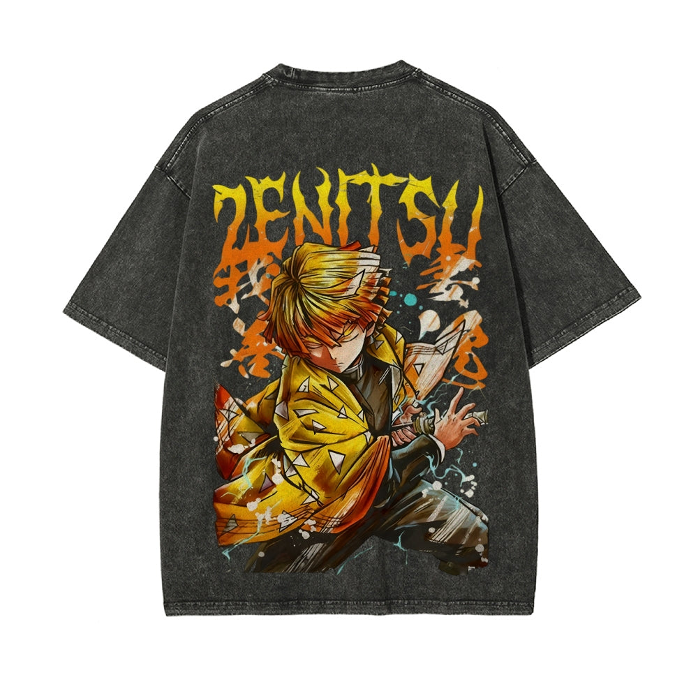 Vintage Oversized T-Shirt Demon Slayer