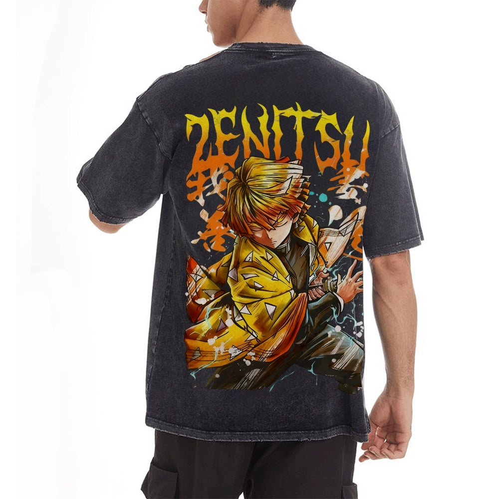 Vintage Oversized T-Shirt Demon Slayer