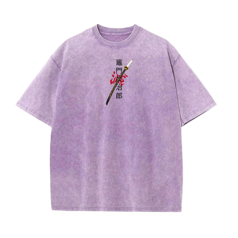 Vintage Oversized T-Shirt Demon Slayer
