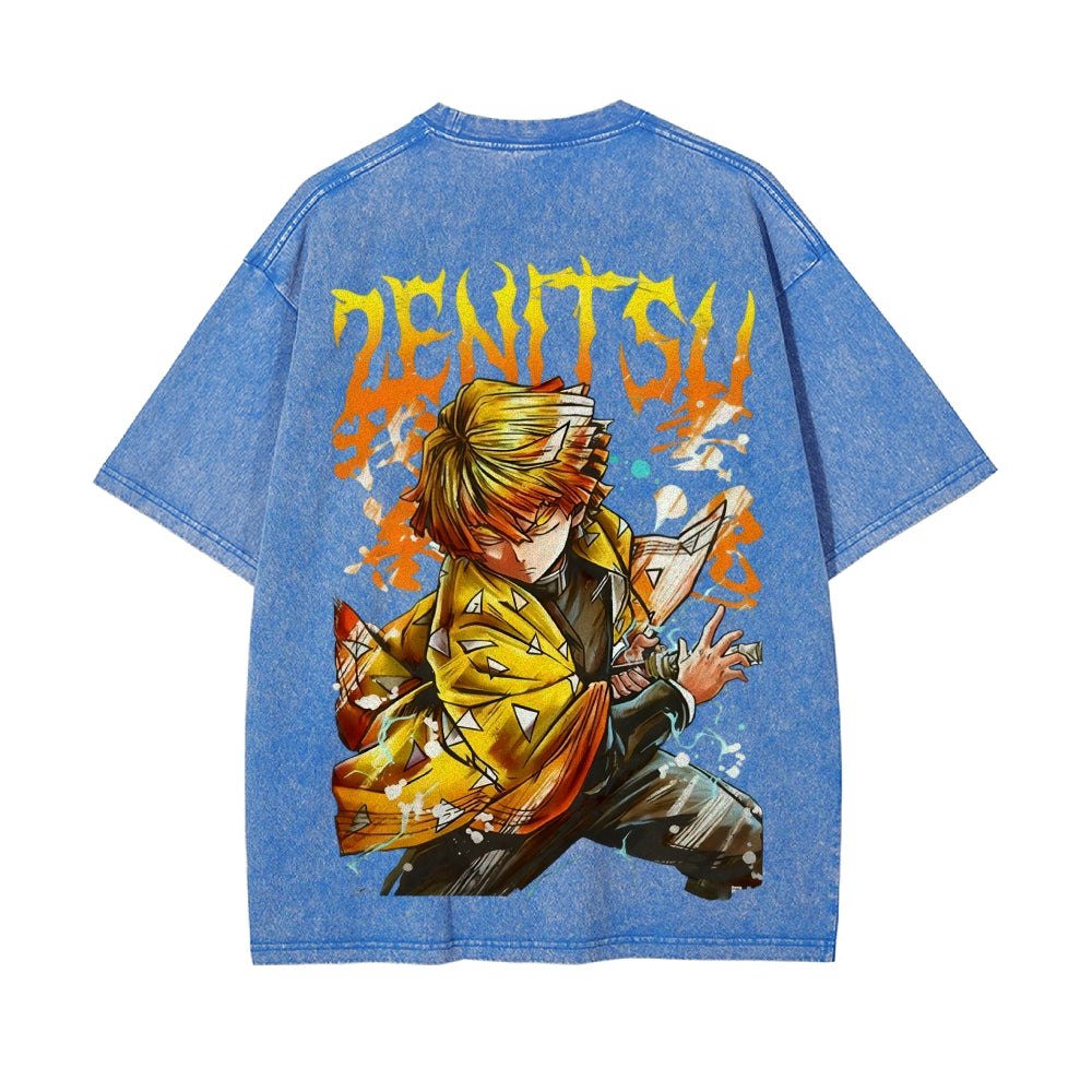 Vintage Oversized T-Shirt Demon Slayer