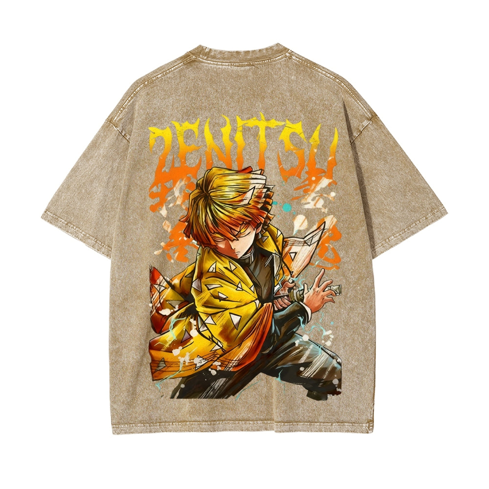 Vintage Oversized T-Shirt Demon Slayer