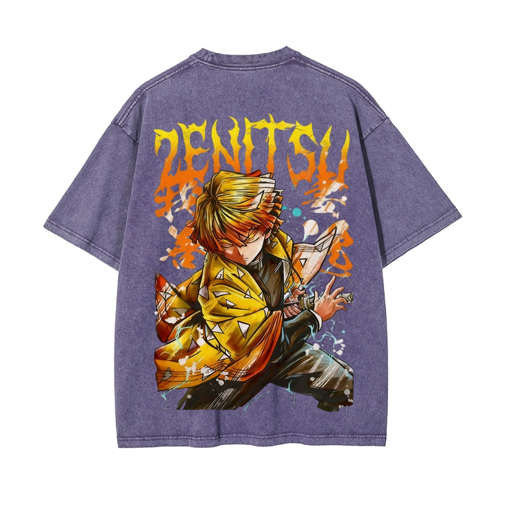 Vintage Oversized T-Shirt Demon Slayer