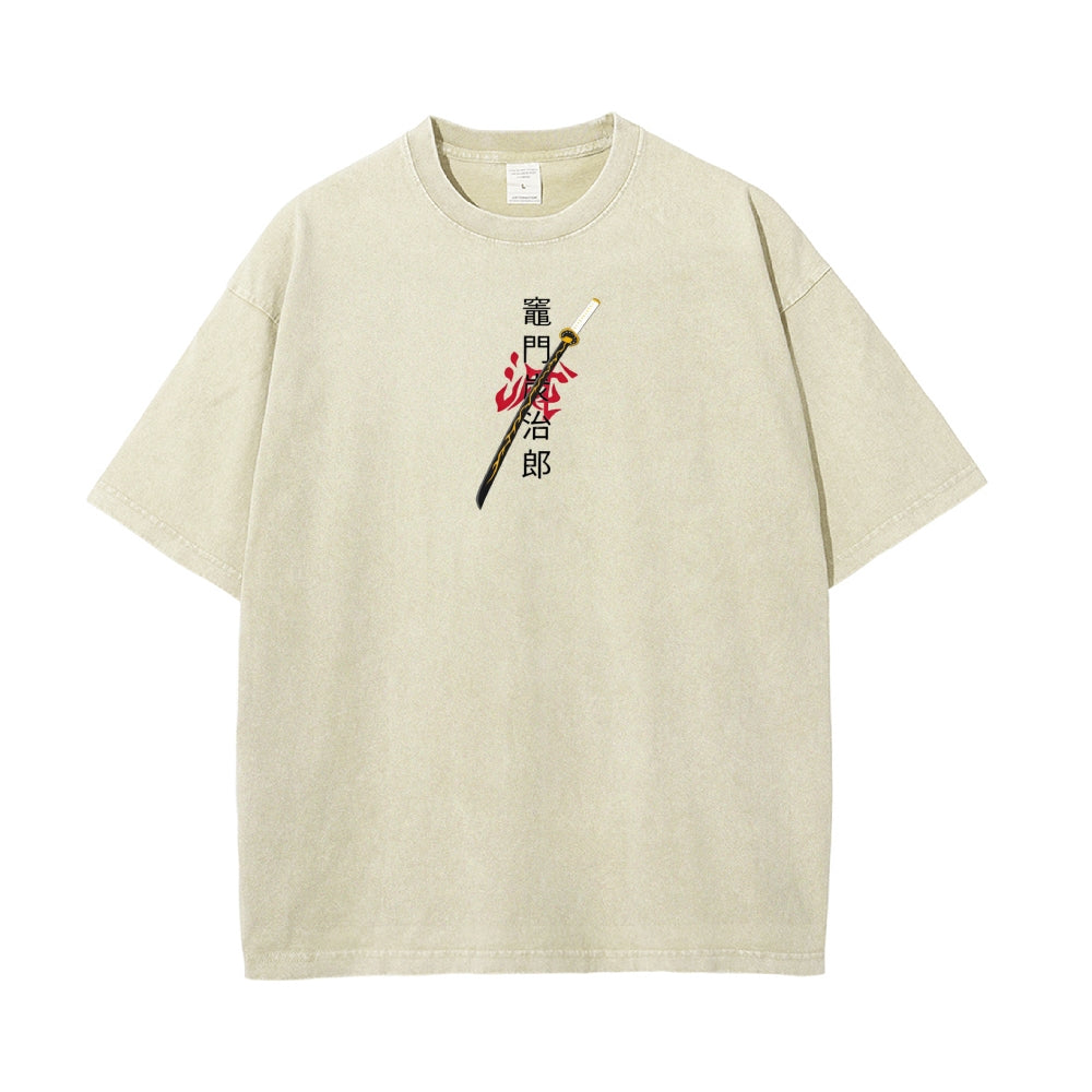 Vintage Oversized T-Shirt Demon Slayer
