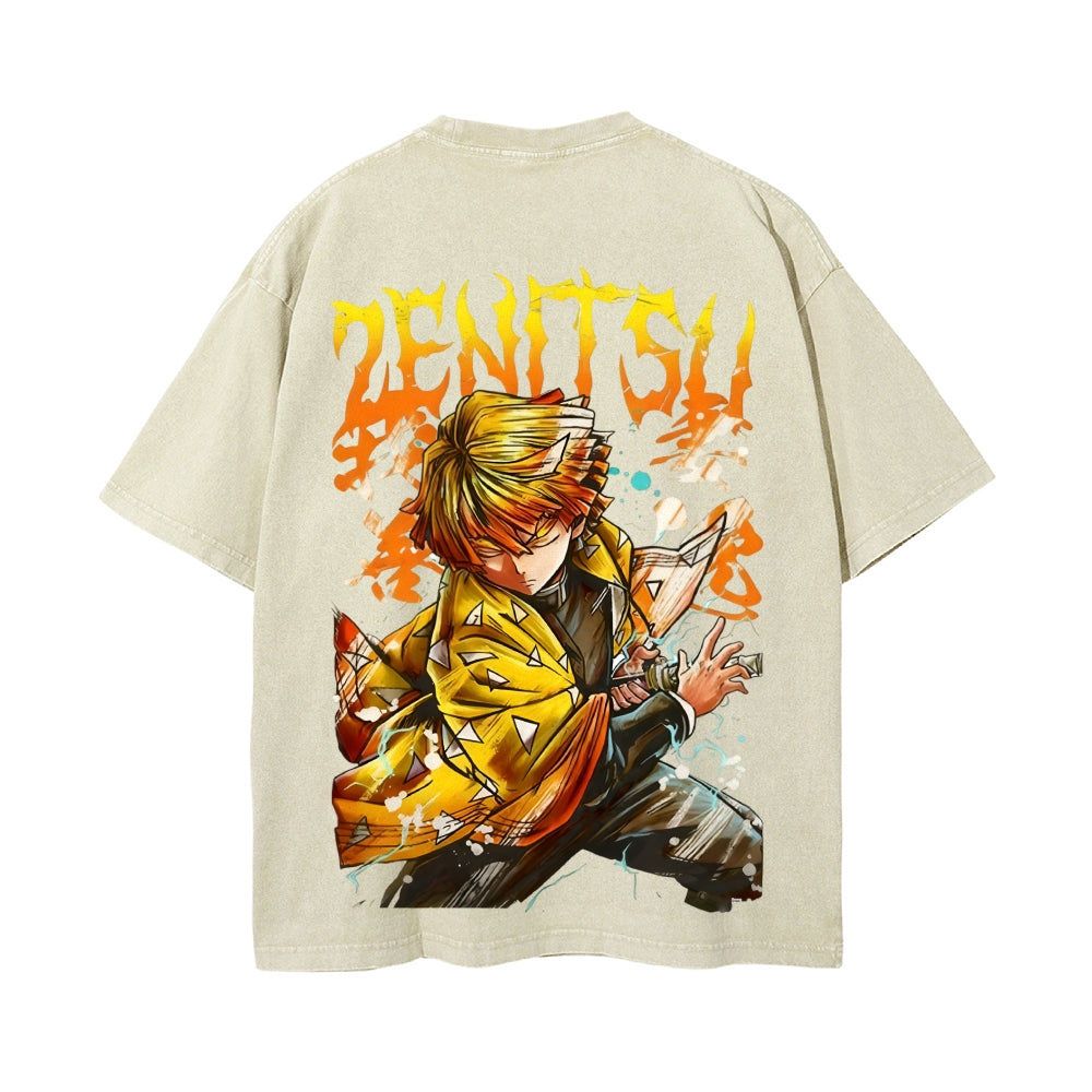 Vintage Oversized T-Shirt Demon Slayer