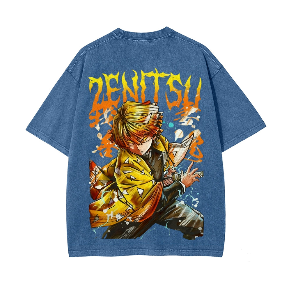 Vintage Oversized T-Shirt Demon Slayer