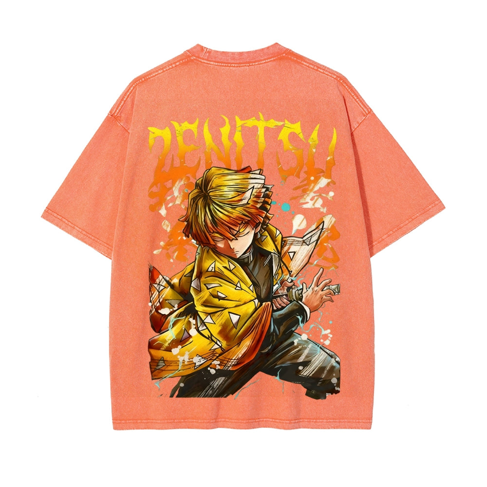 Vintage Oversized T-Shirt Demon Slayer